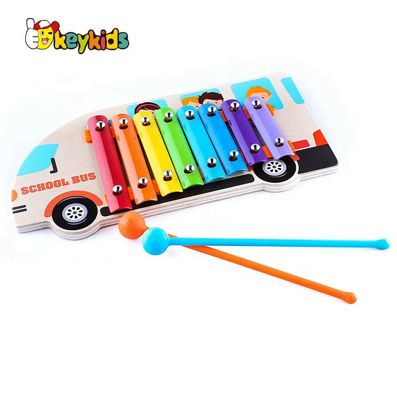 2019 New design musical toys wooden baby xylophone with customize W07C076