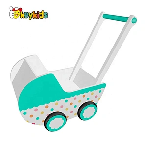 New design toddlers pretend play wooden push walker for 1+ W16E171