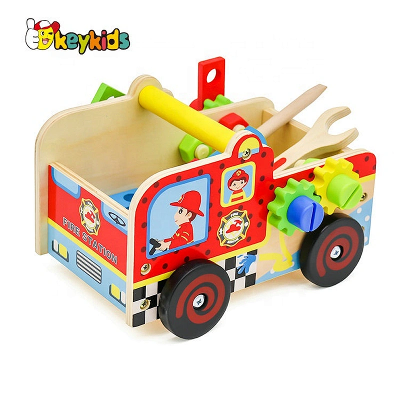 New educational play set wooden kids toy tools with customize W03D082