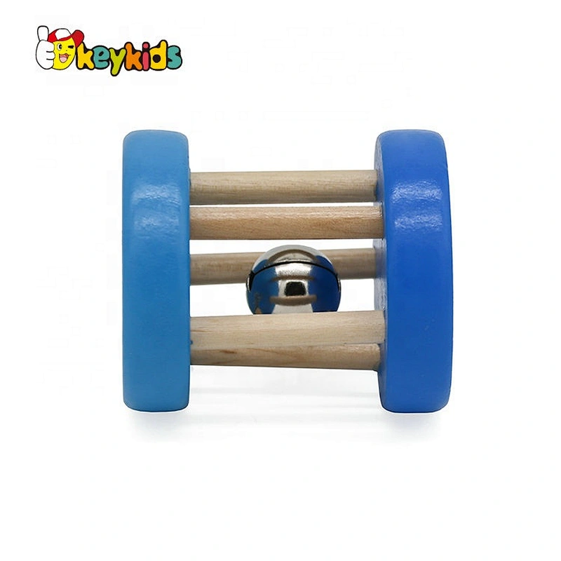 Natural Safety Handmade wooden baby teether for sale W08K303