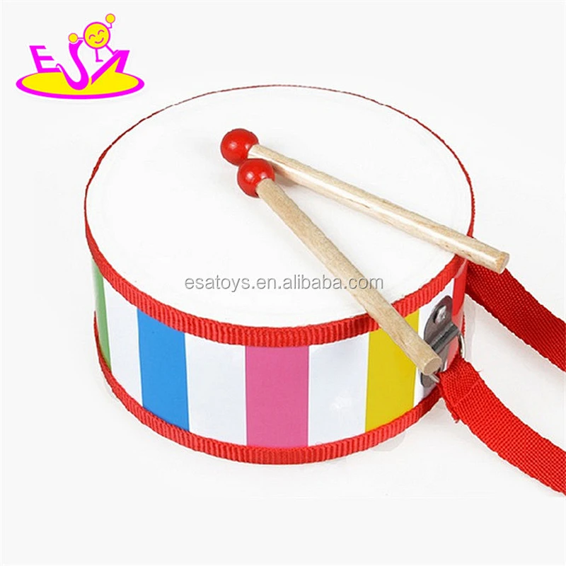 2017 new products educational toys wooden toddler drum set W07J039
