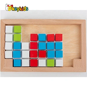 2021 New creative geometry wooden educationall toys for children W12E104