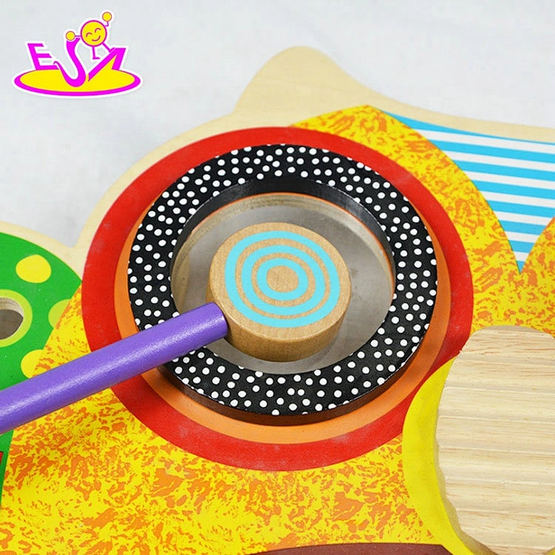 Promotion colorful wooden baby toy instruments for education W07A125