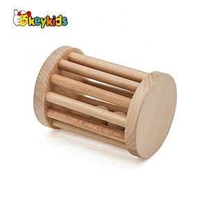 Customize natural baby wooden rattle toys for wholesale W08K291