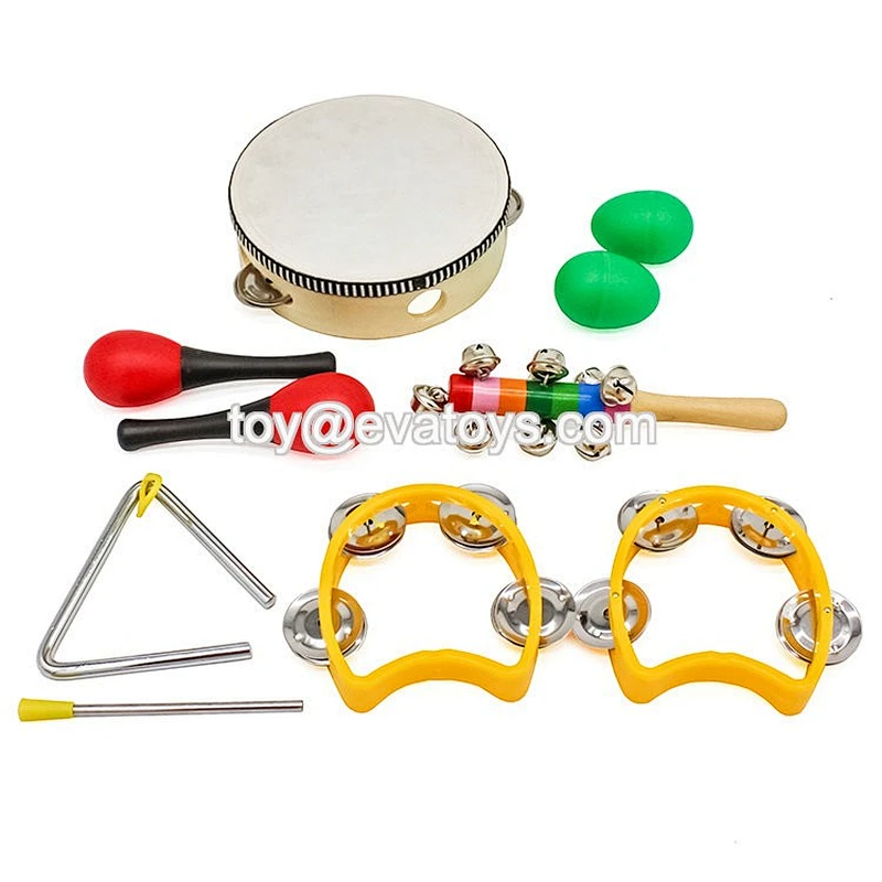 Promotion colorful wooden baby toy instruments for education W07A125
