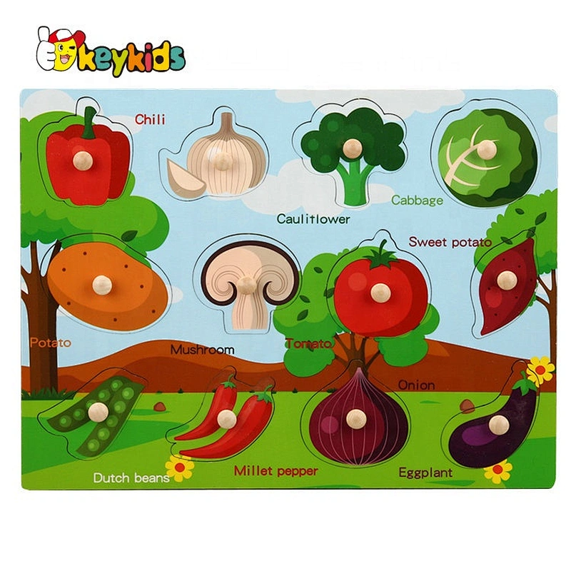 2020 Customize preschool wooden ocean puzzle for children W14M196