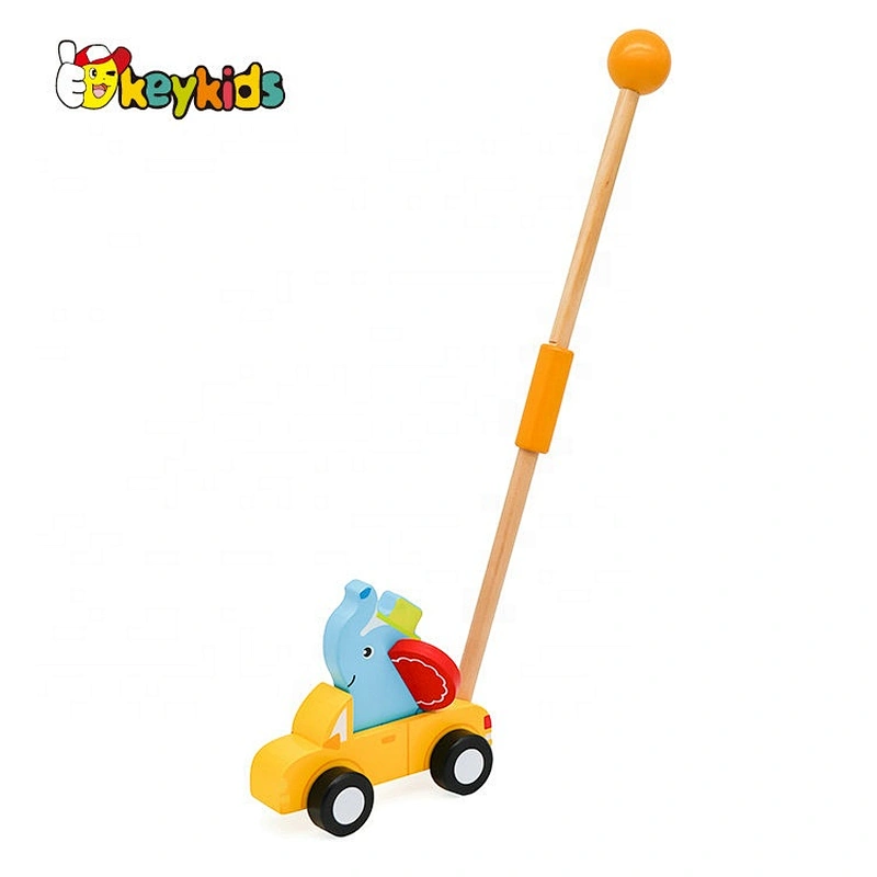 New hottest educational wooden walker push toy for toddlers W05A027