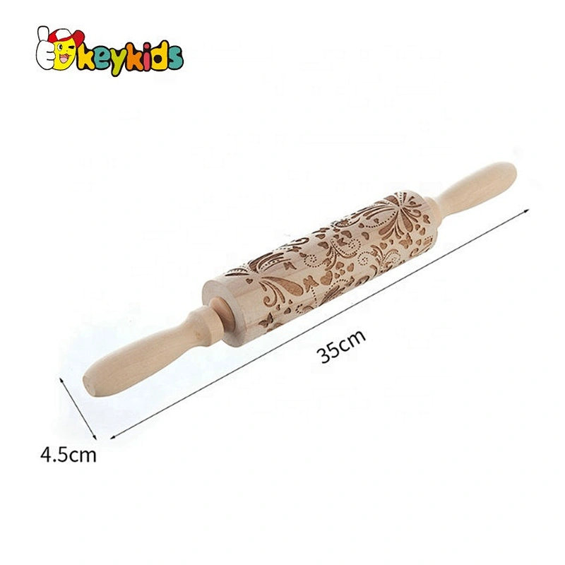 high quality natural wooden cooking spoon with handmade W02B043