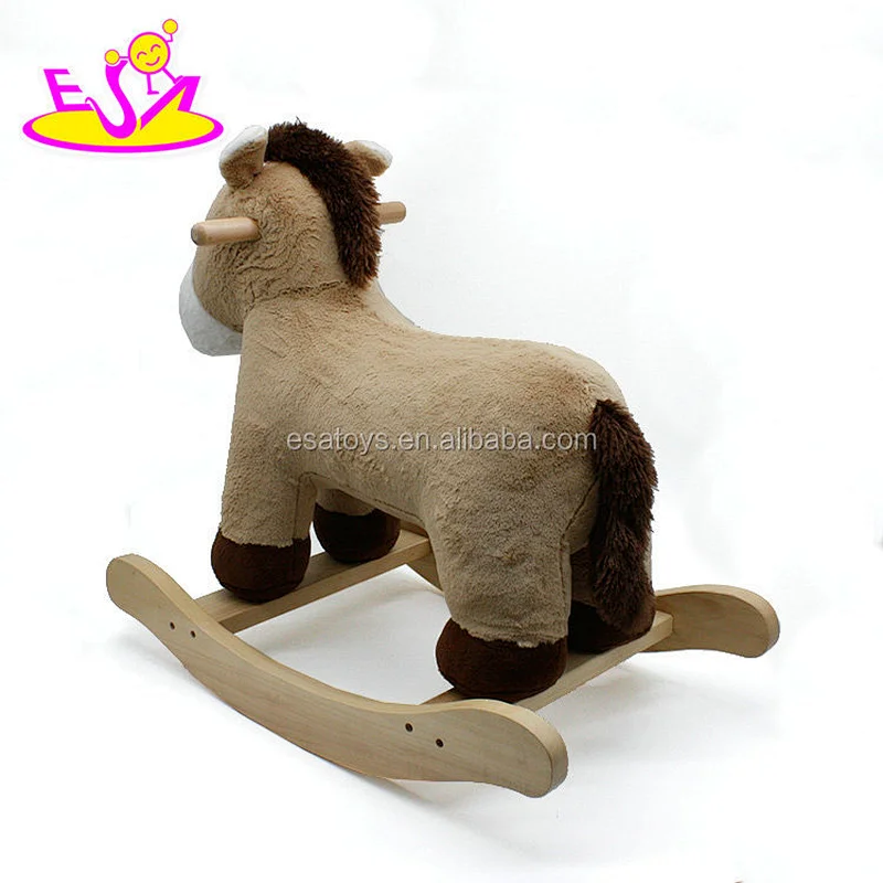 New hottest funny plush baby rocking animal for riding W16D113