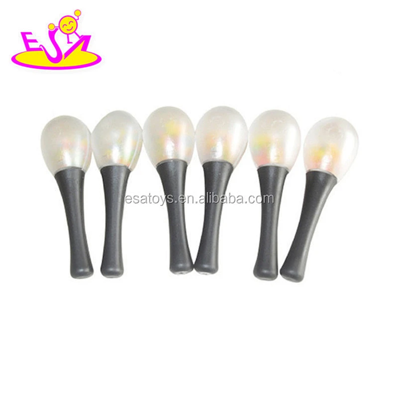 Custom musical instrument wooden mini toy kids maracas for sale W07I067