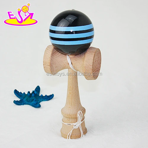 New and popular wooden kendama toy for kids,Cheapest wooden kendama wholesale for children W01A079