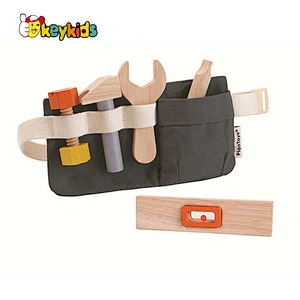 2020 Top sale preschool wooden tool set kids toy with belt W03D123