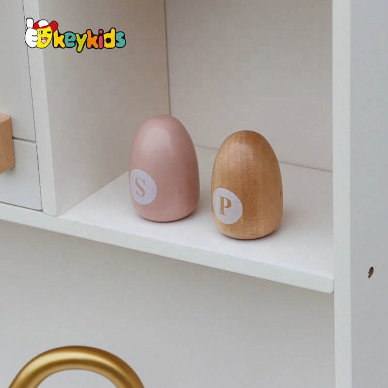 Customize elections stove wooden kids pink play kitchen for wholesale W10C601