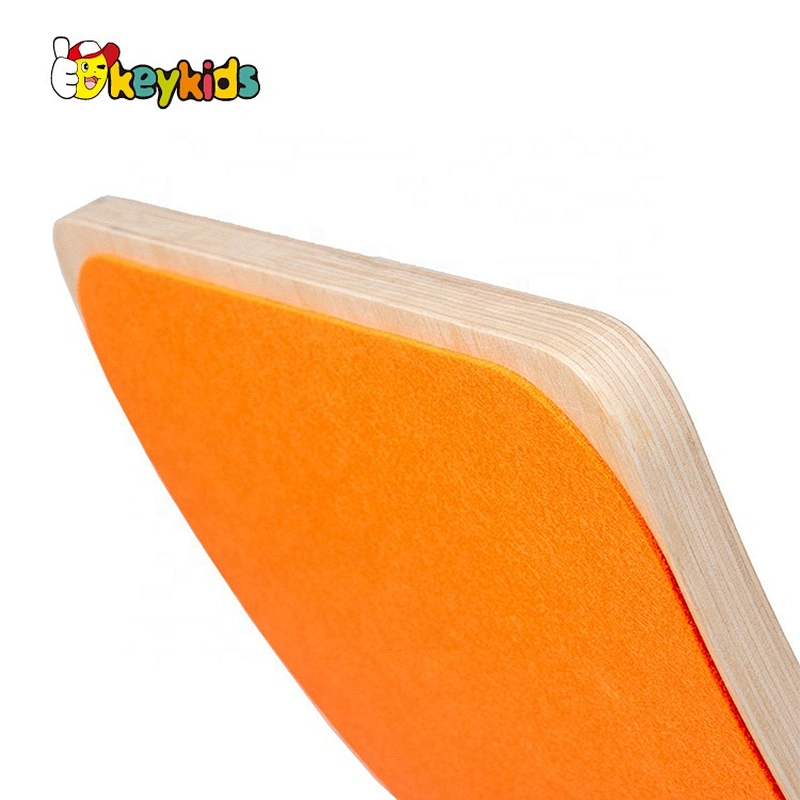 Top sale kids fitness sports wooden balance rocker with customize W01D028B