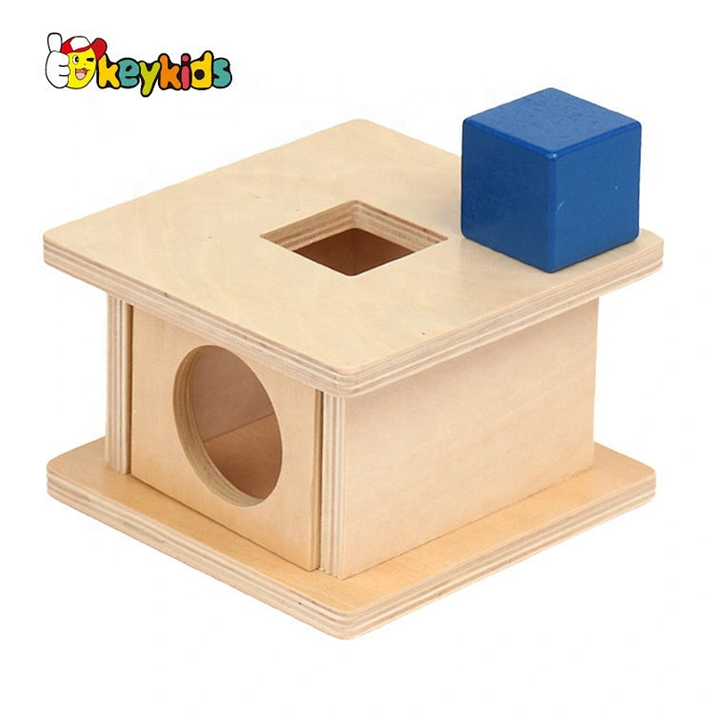 Best design Montessori wooden coin box for children W12F085
