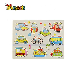 Customize cartoon animal wooden dragonfly puzzle for kids W14M238