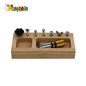 Fine Activity Practical Life Learning Screw Tools Montessori Screwdriver Board For Toddlers Juguetes W03D152