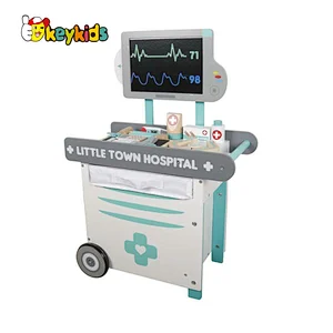 Customize preschool pretend fun wooden doctor play set for children W10D391