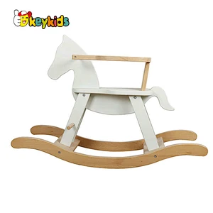 New hottest creative play wooden rocking horse toy for kids W16D144