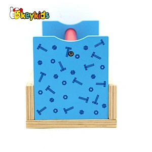 Customize pretend play workbench wooden tool box toy for kids W03D154