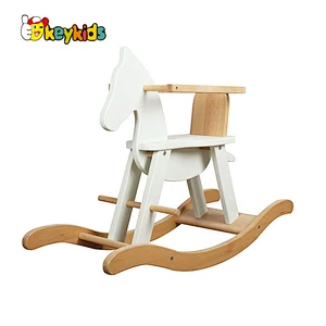 New hottest creative play wooden rocking horse toy for kids W16D144
