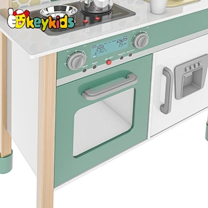 Customize elections function wooden kids kitchen play set for pretend play W10C662