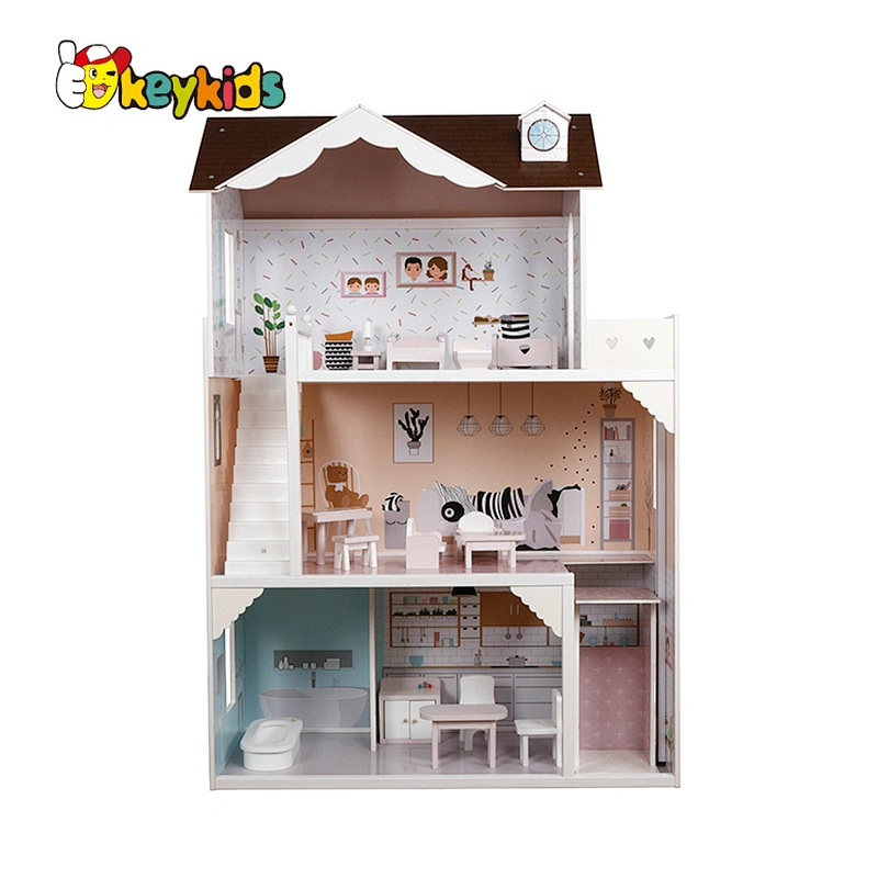 Customized/ OEM Children Wooden Castles Blocks W06A484