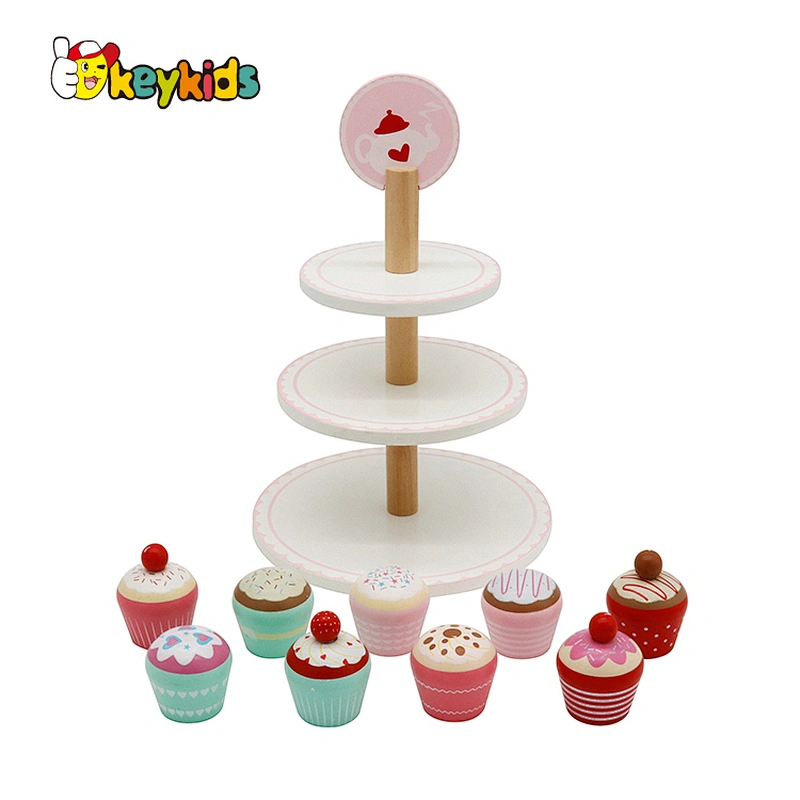 New released pretend play wooden dessert toys for kids W10B333