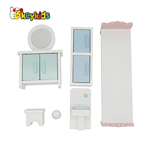 Factory Customize furniture toy wooden dollhouse accessories for sale W06B125