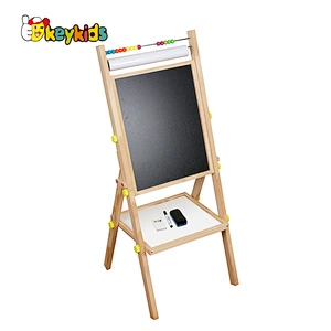 Hottest sale educational wooden kids drawing board  for children W12B531