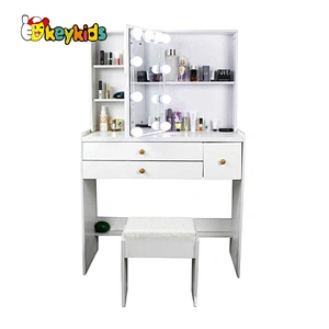 Customize modern large size wooden ladies dressing table for sale W08H171