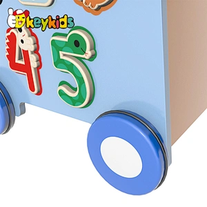 Hotselling Baby Learning Walking  Wooden Push Trolley Toys W16E181