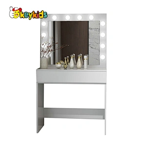 Customize modern white wooden makeup dressing table for bedroom W08H182