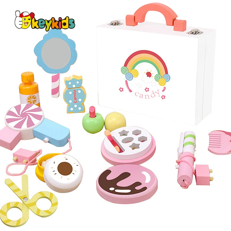 New design Tool Set Wooden Pretend Makeup Set For Girls W10D380