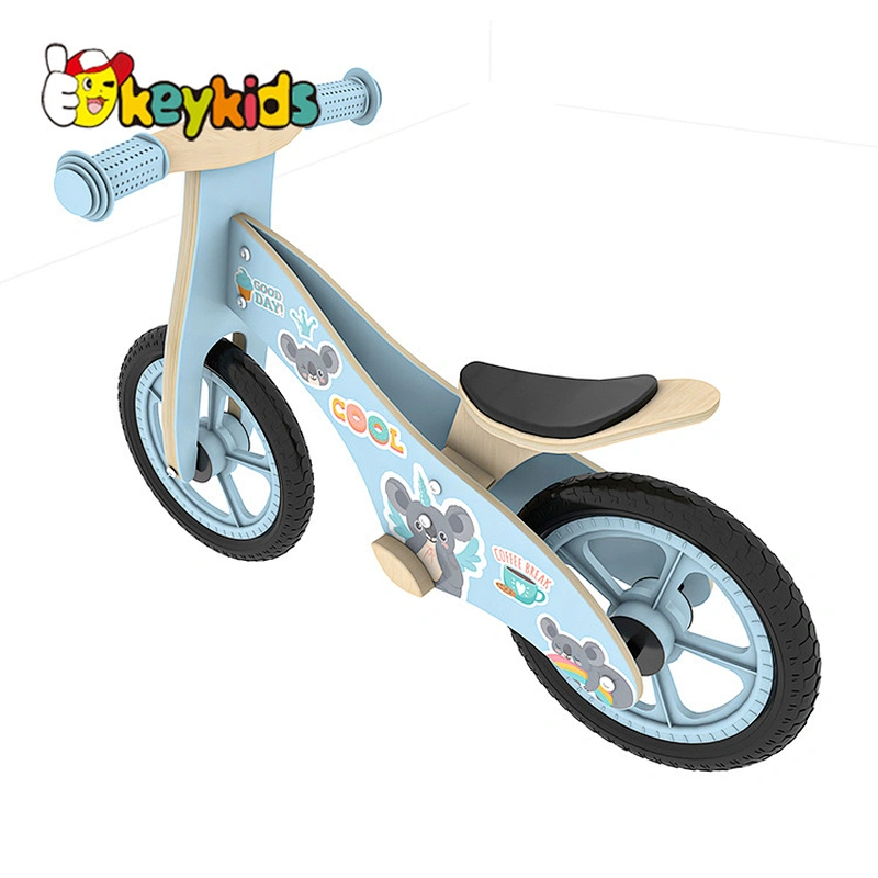 OEM customize 2 in 1 wooden trike balance bike for toddlers W16C325