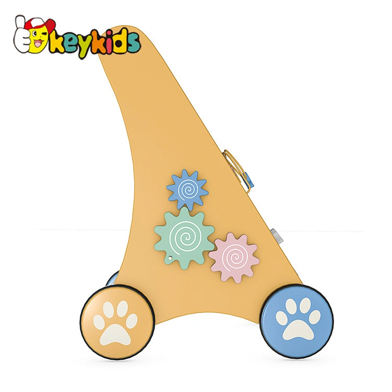 New design multifunctional wooden activity walker & wagon for toddler W16E177