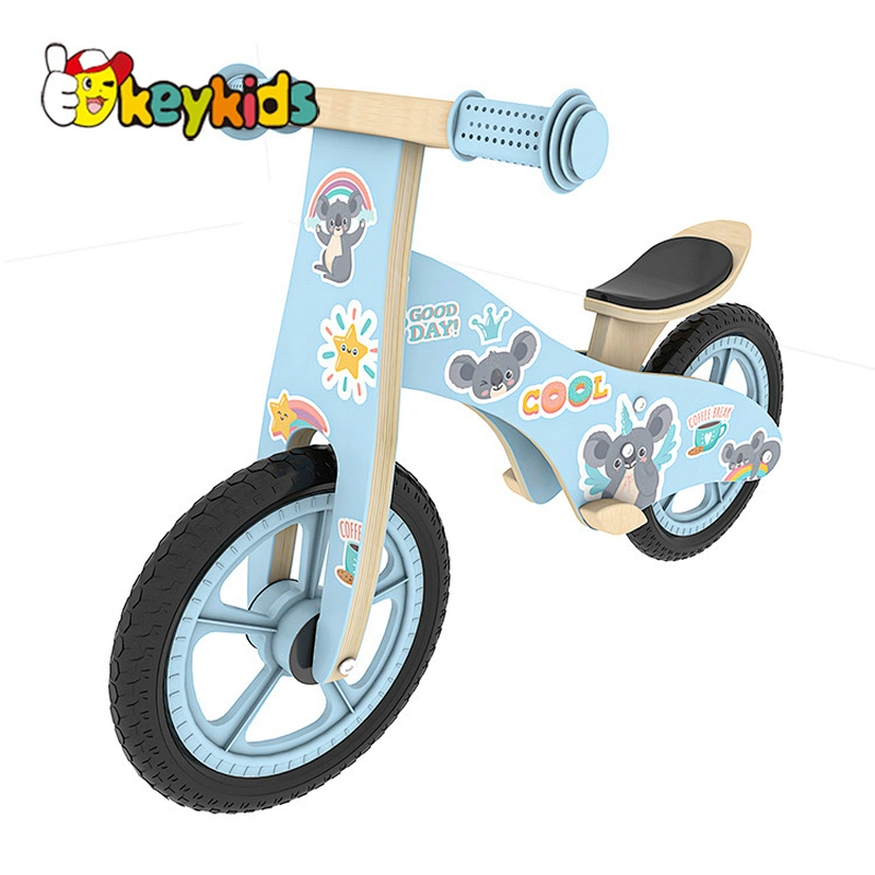 OEM customize 2 in 1 wooden trike balance bike for toddlers W16C325
