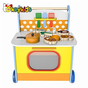 New design multifunctional wooden push wagon walker for kids W16E176