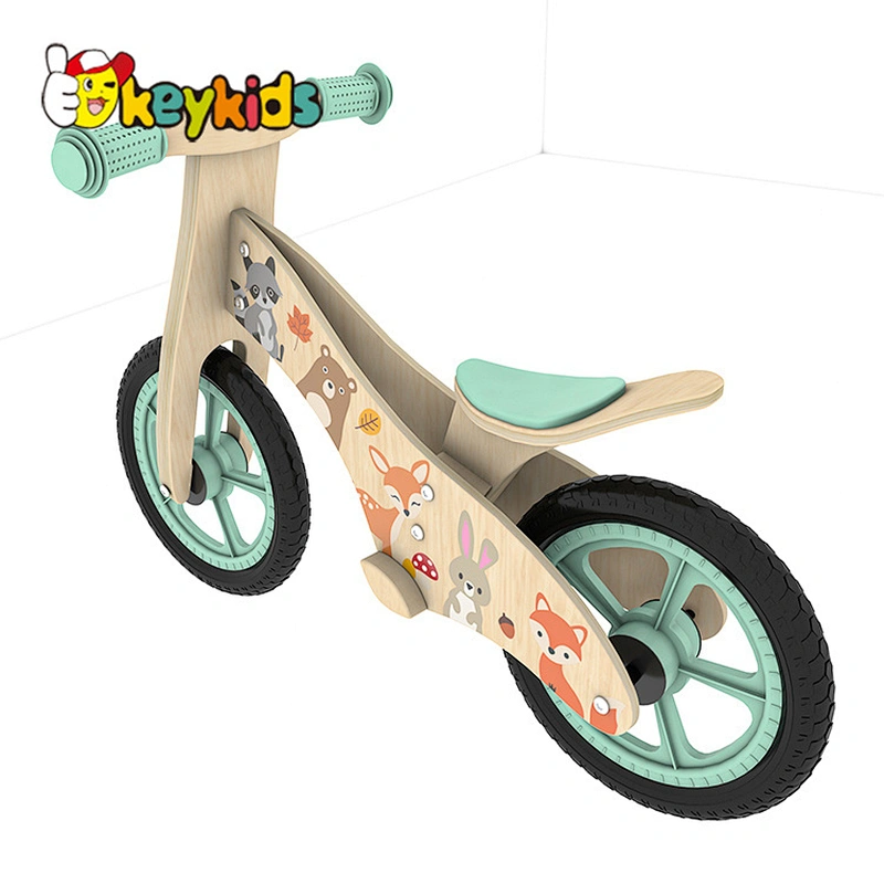 OEM customize 3 in 1 wooden tricycle balance bike for kids W16C323