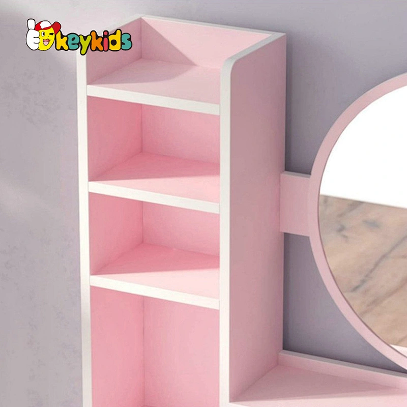Customize modern pink wooden dresser dressing table with drawers W08H169B