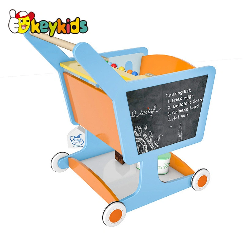 New learning walker Wooden push toy wagon walker for toddler W16E175