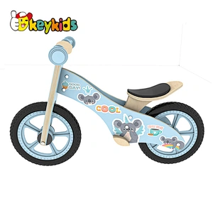 OEM customize 2 in 1 wooden trike balance bike for toddlers W16C325