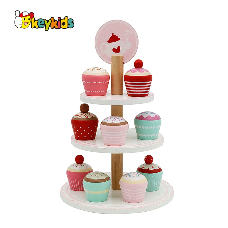 New released pretend play wooden dessert toys for kids W10B333