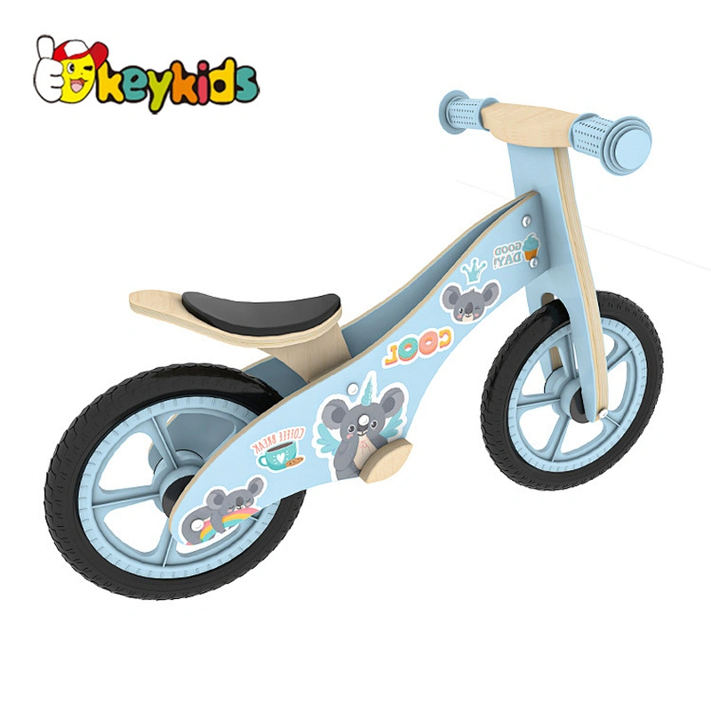 OEM customize 2 in 1 wooden trike balance bike for toddlers W16C325