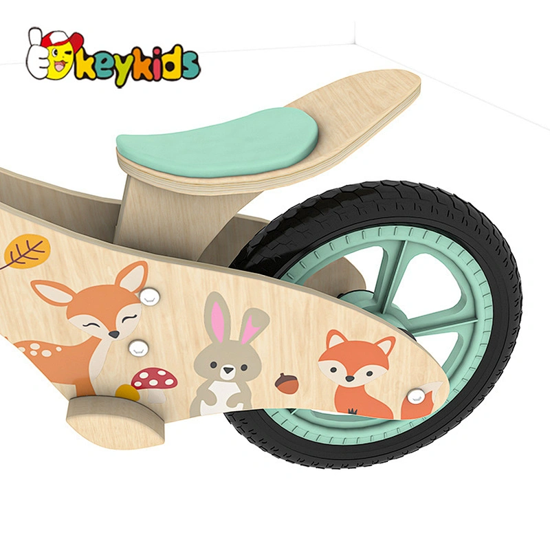 OEM customize 3 in 1 wooden tricycle balance bike for kids W16C323