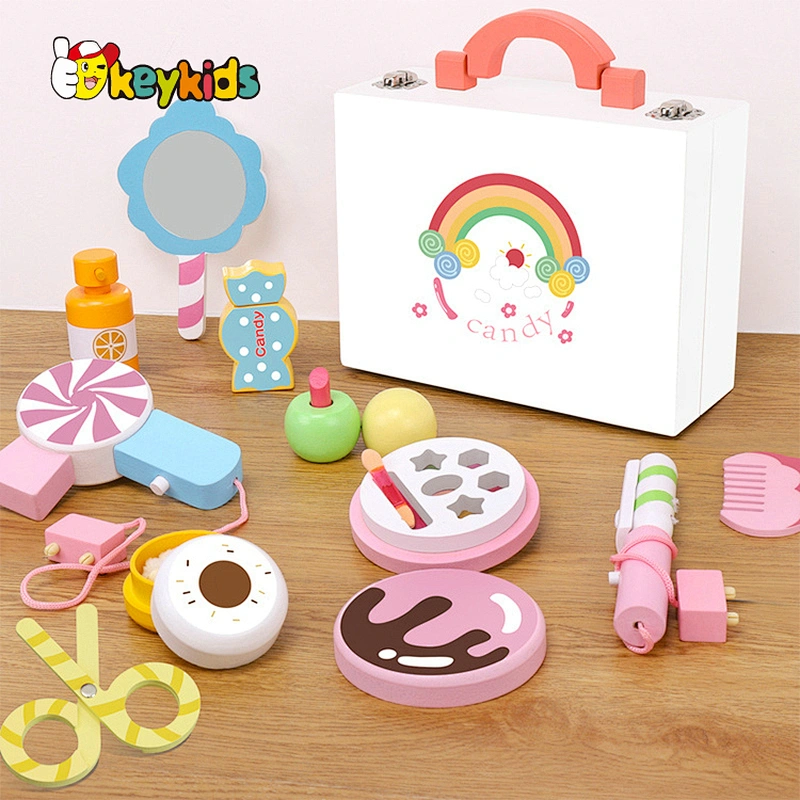 New design Tool Set Wooden Pretend Makeup Set For Girls W10D380