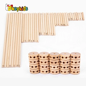 New design DIY Building Blocks for Children train imagination creation toy W03B123