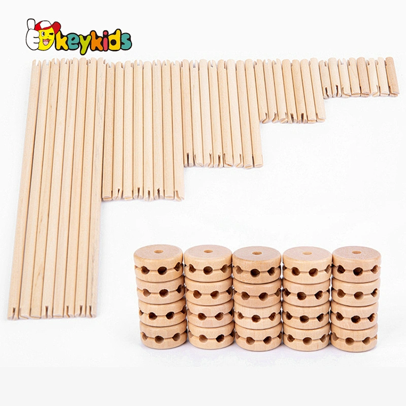 New design DIY Building Blocks for Children train imagination creation toy W03B123