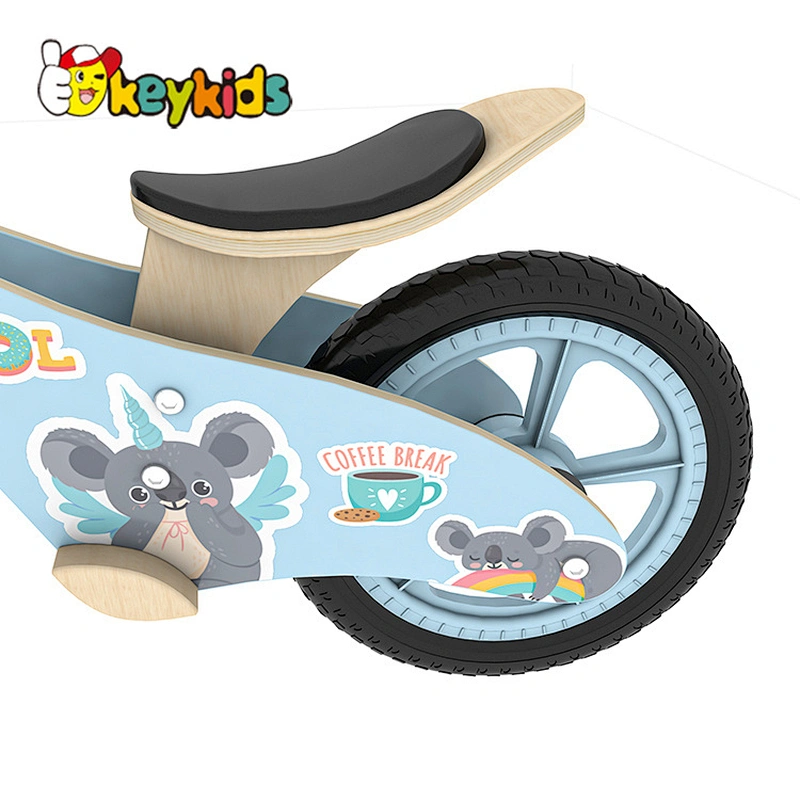 OEM customize 2 in 1 wooden trike balance bike for toddlers W16C325