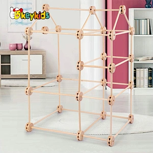 New design DIY Building Blocks for Children train imagination creation toy W03B123